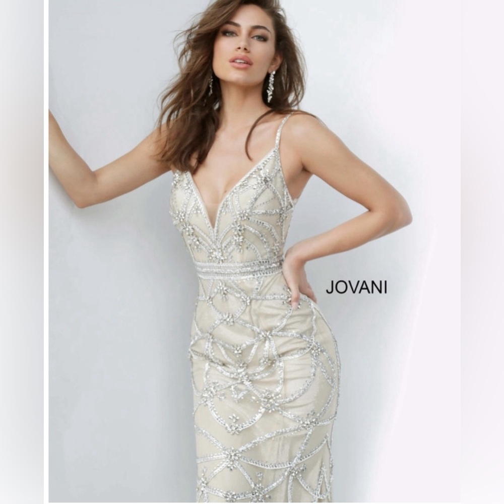 NWT JOVANI EVENING GOWN - Picture 2 of 10